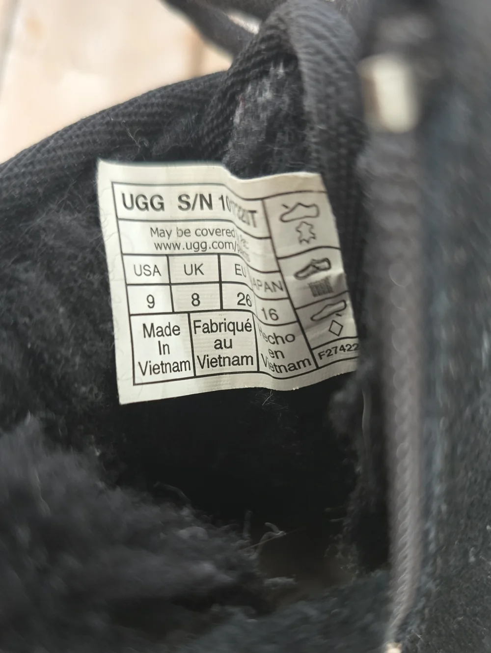 UGG Toddler Neumel II Suede Boots Black Size 9